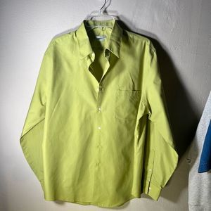Van Husen fitted button up men’s long sleeve shirt sz16.5. Sleeve 34/35.